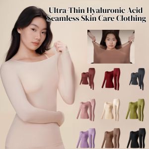 Ultra-Thin Hyaluronic Acid Seamless Skin Care Clothing Two-Piece Set