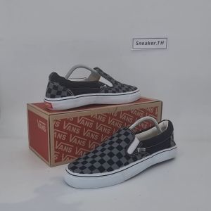 รองเท้าผ้าใบแบบสวม Van Slip on Sz.36-45 Eu ผ้าแคนวาส ตารางขาวดำ ใส่ง่าย ทรงคลาสสิค สลิปออน มีเก็บปลายทาง MTB004