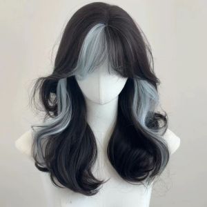 MONLEYTA | Womens Full Head Wig Natural Looking Long Curling Hair Thickened Volume No Need To Wear A Cap Daily Whole Wig Cover