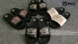 Sandal Slop Pria Wanita Terbaru Sendal Slide Slip On Motif Samurai Casual Dewasa Selop Distro Kekinian 37-43