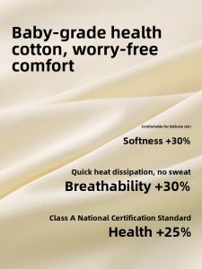 Aimo | Earsey Ladies Cotton Underwear Thin Pure Cotton Antibacterial 2025 New A-Class Seamless Womens Briefs Five-Pack Mid-Waist Briefs