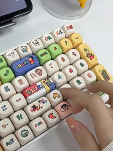 Republic Technology Keyboard Keycaps Crayon Shinchan 145 Keys with profile MOA