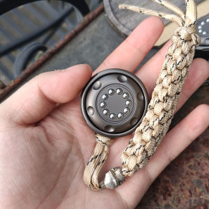 EDC โลหะเหรียญ Fidget SPINNER PUSH และดึง RATCHET TACTILE Decompression Fidget SPINNER ของเล่นจี้