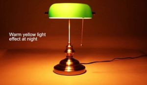 Lampu Meja Baca Belajar Mewah Sentuhan Artistik Vintage Dekorasi Meja Kantor Lampu Kamar Tidur