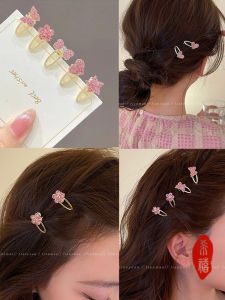 2024 New Side Star Mini Hair Clip Duckbill Clip Female Front Bangs Clip Cute Hair Accessories Alloy Embedded Artificial Gem