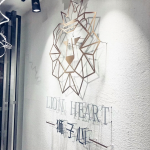 Titanium Gold Letter Logo Image Wall Metal Three-dimensional Brass Letter Iron Art Solid Signboard Suspended Stainless Steel Letter