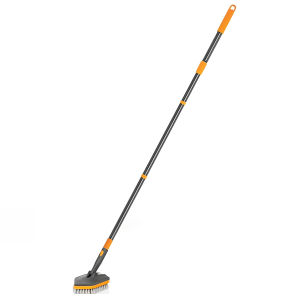 Shower Cleaning Brush with Long Handle Tile Tub Scrubber Brush for Bathtub Wall