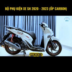 Phụ Kiện Ốp Carbon Xe SH 125i / 150i / 160i đời từ SH 2020 SH 2021 SH 2022 SH 2023 SH 2024 2025