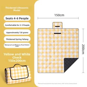 ETRAVEL | Waterproof Portable Thickened Outdoor Picnic Camping Ground Pad