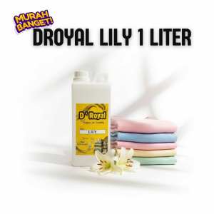 DROYAL - Parfum laundry Pengharum Pakaian aroma Lily 1 Liter
