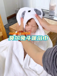 COD👶🏻ผ้าห่มเด็ก ผ้าเช็ดตัวเด็กมีหมวก ผ้าห่มแบบมีหมวก เสื้อคลุมอาบน้ำเด็ก ลายการ์ตูนน่ารักสีสันสดใส ผ้านิ่มพิเศษ