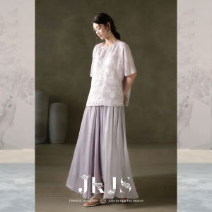 JK&JS | Silk Brocade New Chinese Style Loose Blouse