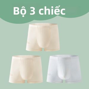 Quần lót bé trai MiiOW lụa băng cạp vừa mỏng thoáng khí