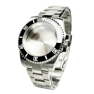 Diver Watch Case Fit for Sub Polish Oyster Band Mod NH34 NH35 NH36 NH70 NH72 20bar red blue bezel 120 Clicks Sliding Buckle