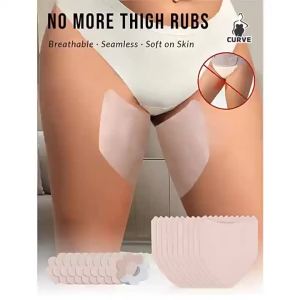 20pcs 10 Sheets Disposable Non- Thigh Anti-Friction Pads And 10 Sheets Disposable Breast Pads Anti-Chafing Thigh Protection Pad