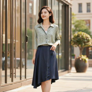 91.8 Silk Comfort Button-Up Shirt