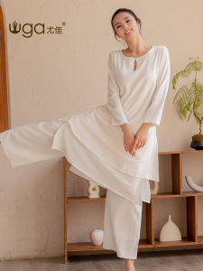 ชุดโยคะสำหรับผู้หญิง ชุดโยคะสีขาว ชุดโยคะสำหรับการพักผ่อน ชุดโยคะสำหรับการเต้นรำการแสดง ชุดโยคะสำหรับการจดจำ ชุดโยคะสำหรับการฝึกโยคะ