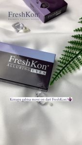 Freshkon Alluring Eyes Monthly Mystical Black Softlens Warna