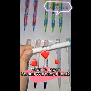 Online Shopping Yuk! TECHNICLICK PD105C MECHANICAL PENCIL 0.5mm PENSIL KETIK PENTEL MADE IN JAPAN TERSEDIA BANYAK WARNA YANG IMUT-IMUT.
