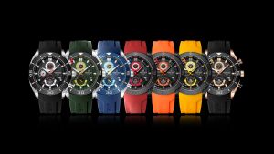 NAVIFORCE Men Rubber Chronograph Watch Original Waterproof Fashion Sport Casual Quartz Wristwatch Multifunction Dial NF8038