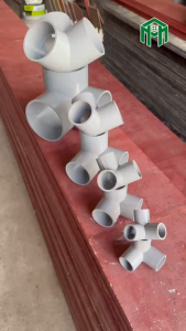 Co gốc (ngã ba gốc) ống nước nhựa PVC phi 21 27 34 42 49 60 90 114 hiệu Siêu Thành (ST)