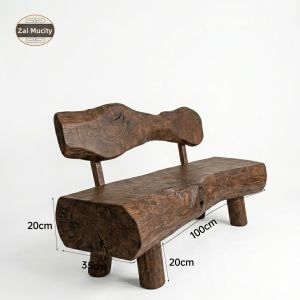 Wabi-sabi Style Antique Creative Solid Wood Bench
