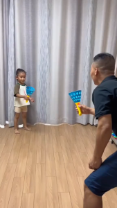 ( BISA COD ) PROMO Mainan Anak Lempar Tangkap Bola Raket Throw & Catch The Ball Outdoor Indoor Fun Game / Mainan Anak Laki Laki / Mainan Anak Perempuan SNI