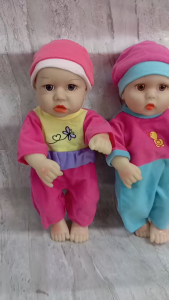 Búp Bê Nhựa Mềm 30cm Vynil Reborn Doll 12 inch (màu mắt ngẫu nhiên)