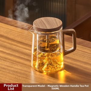 GIANXI | Magnetic Floating Tea Pot with Tea-Leaf Separator for Office Use