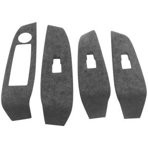 LAIERTU | Interior Trim Cover for Central Console and Window Control Panel Suede