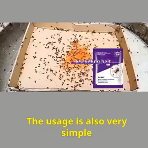 100PCS Fly Killer Powder 25 Packs/Box Accurate and Fast Kills Flies Suitable for Farms Orchards and Homes FLIES KILLING BAIT Kill Housefly Powder Umpan Membunuh Lalat Ubat Lalat