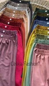 CELIKA || RAISA Celana Kulot Wanita Airflow Krinkel Premium | Celana Kulot Raisa Button | Celana Kulot Polos Premium