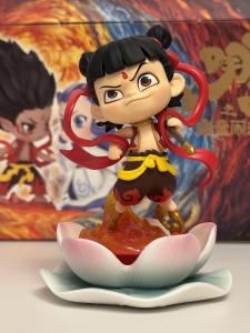 Đồ Chơi Sưu Tập Bubbles Mát Tinh Tương Tự Ceramic Lotus Base Nazha Ao Bing Đồ Trang Trí Bàn Phong Cách Trung Hoa Mới Quà Tặng