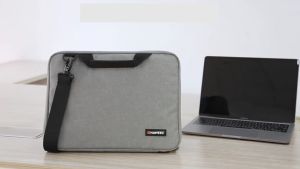Tas Laptop Portable Briefcase Jinjing dan Selempang Pria dan Wanita - Tas Laptop Haweel 13\" -14\" dan 15\" inchi
