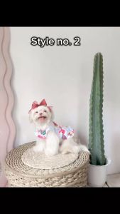 [Wikidog] KAWAII QA°08 Sweety Fluffy Dress with Cute Printed Design Adorable for Dogs and Cats