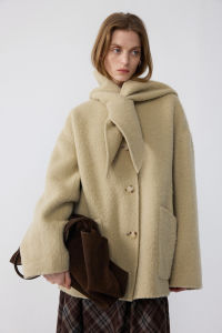 epoque de rueen | Alpaca Wool Mix Womens Double-Face Coat