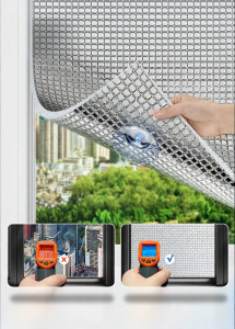 ZTION | Heat Insulation & Sun Protection Film for Home Windows with Aluminum Foil