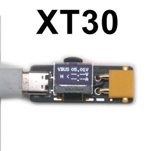 PD3.1 140W TYPE-C PD ตัวจำลองแรงดันไฟฟ้าพร้อมจอ LCD แสดงผล 5V 9V 12V 15V 20V 28V DC ที่ชาร์จเร็ว สำหรับ XT30 X60 RC โดรน เครื่องบิน