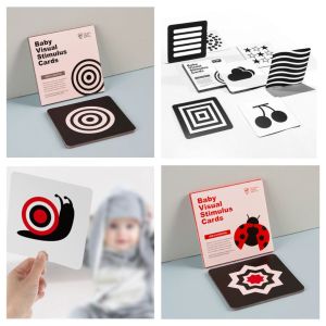 Smart Kiddy Shop แฟลชการ์ด flash card เสริมพัฒนาการ ด้านสายตา สำหรับเด็กเล็ก ขาวดำ / ขาวดำแดง