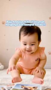 Baju Bayi Rample Baju Bayi Perempuan Atasan Baju Bayi Cotton Model Ruffle BC-503SK BABY LEON Baju Bayi Cewek Pakaian Anak Bayi Perempuan Baju Harian Bayi