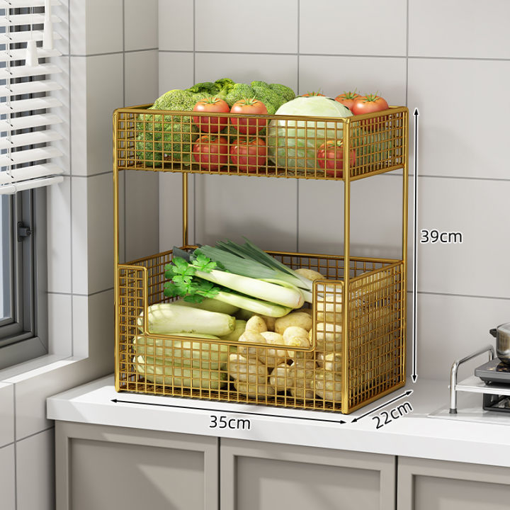 Multi-Functional Freestanding Multi-Layer Vegetable and Fruit Storage ...