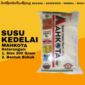 Susu Bubuk Kacang Kedelai isi 200 Gram Merk Mahkota