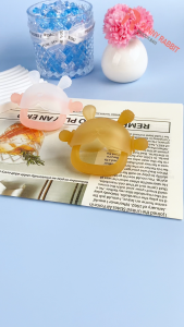 Mainan Teether Bayi Silikon Aman untuk Gusi Bayi B479