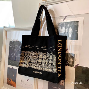 ANDCICI | British Style Tea Canvas Crossbody Bag