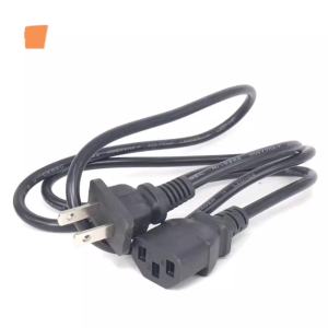 US JP Power Cable Japan American IEC C13 AC Power Supply Lead Cord 1.2m For Digital Storage Oscilloscope Router DVD