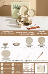 MODERN SWEETHOME | Gift Underglaze Porcelain Set for Housewarming
