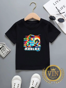 KAOS DISTRO COWOK/CEWEK USIA 4 SAMPAI 10 TAHUN SABLON DIGITAL PRINT/ROBLOX
