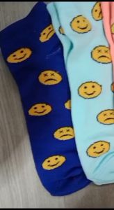 Kaos Kaki Mata kaki Premium / Kaos Kaki Cewek / Kaos Kaki Fashion / Kaos Kaki Lucu Semata kaki Lembut Wanita Nyaman Dewasa Pendek Motif SMILE