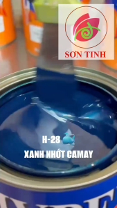 |Xanh nhớt Wave| Sơn xe máy HYPER xanh nhớt Honda Wave Alpha 1K (Code: H-28)