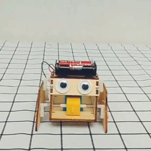 1Set Mainan Robot Segitiga Elektronik DIY Mainan Edukasi Sains Untuk Edukasi Sains Anak